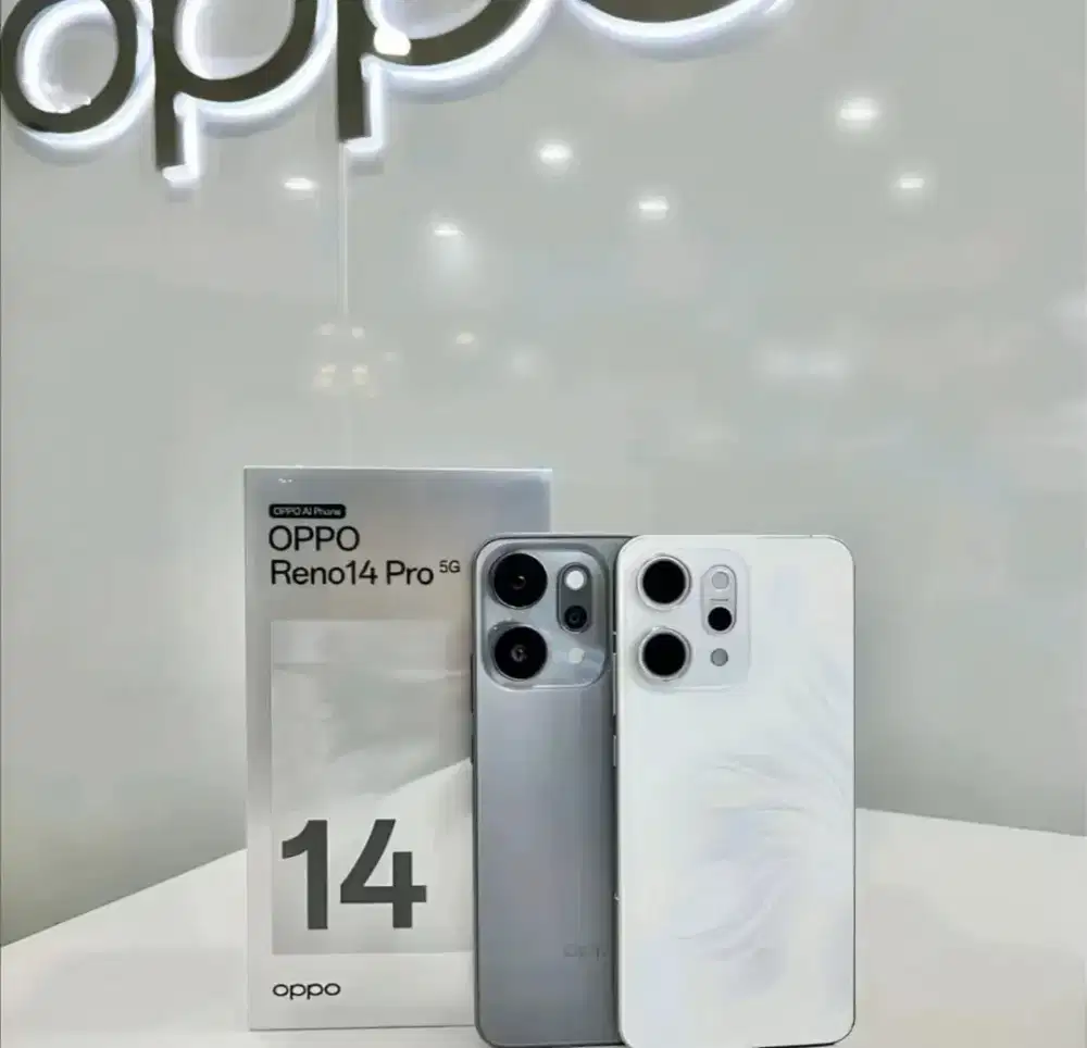 (New) Oppo Reno 14 Pro 5g 12/512gb (Promo Gratis 2x Angsuran)