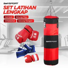 Set Samsak Sarung Tinju MMA Boxing Sandbag - FE-BO1