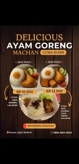 Paket nasi ayam