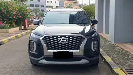 Hyundai Palisade Signature Panoramic Sunroof Moonlight Cloud Blue 2021