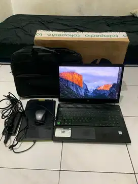 JUAL LAPTOP HP PAVILION GAMMING 15 12/1TB + SSD 500GB Murah Lengkap