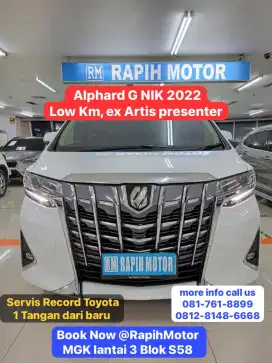 ALPHARD G 2022 ex Artis LowKm Sempurna