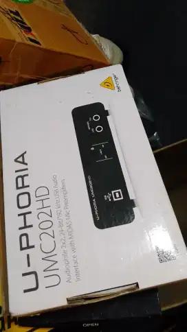 Soundcard Behringer U-phoria UMC-202HD USB Audio Interface With Midas