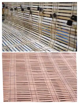 Tirai gulung kayu jati bikin teras anda lebih elegan