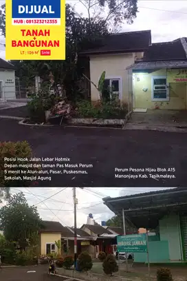 Dijual Perum Pesona Hijau A 15 Manonjaya Kab. Tasikmalaya.