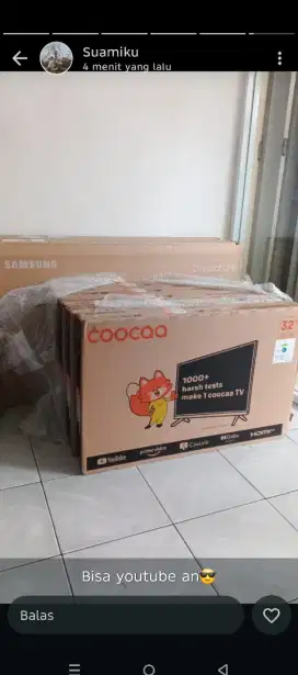 Coocaa smart tv 32 in bisa yutube