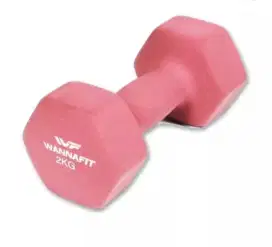 jual murah barbel vynil dumbbell gym fitness 2 kg dan 3 kg dumbell