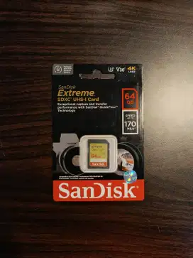 SANDISK SDXC EXTREME 64GB GARANSI 5 TAHUN