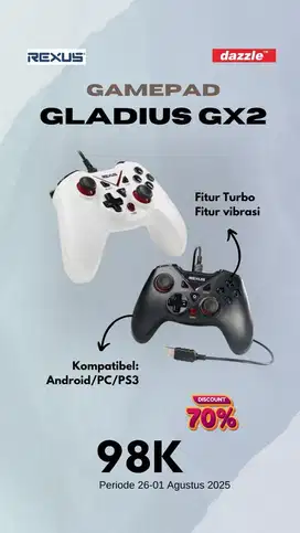 Gamepad rexus gladiua gx2