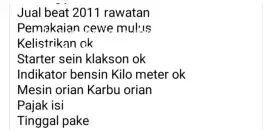 Komplit pajak isi mulus