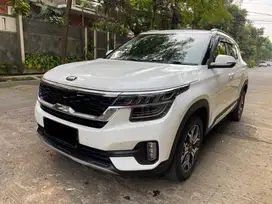 Kia Seltos 1.4 EX plus matic 2020 Putih sunroof || 2021