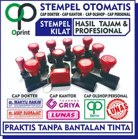 STEMPEL Kilat, Stempel Otomatis, Stempel Custom, Untuk Media KERTAS