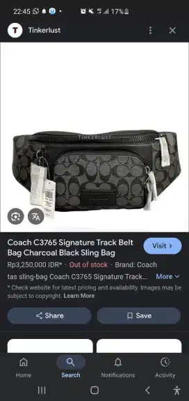 Sling bag Original Coach