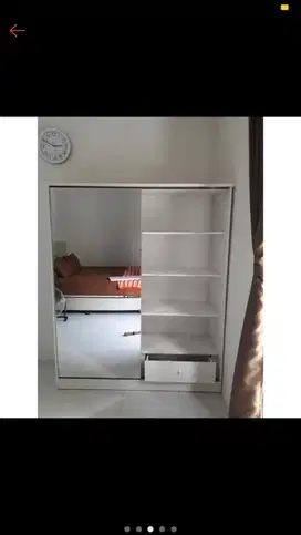Jual lemari pintu geser full kaca