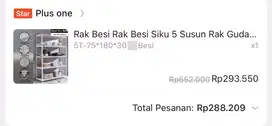 Jual Rak Besi multifungsi cantik