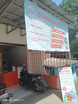 Take over usaha laundry baru beroperasi bulan Februari 2025