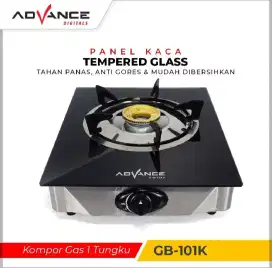 Kompor 1 Tungku Kaca (second/bekas)