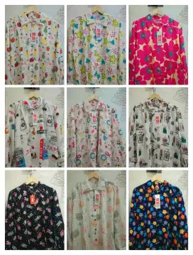 Kemeja Wanita Uni-qlo