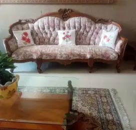 Dijual: Sofa Kursi Tamu Kayu Jati [Set]