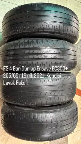 Ban Dunlop Ensave EC300+ 205/65 r16 nik 2021 Ban Second Innova Reborn