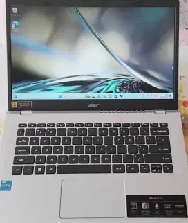 Laptop Acer A314 Intel Core i3 8/512 Mulus Like New!!