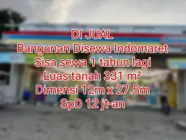 Dijual Bangunan Disewa Indomaret
