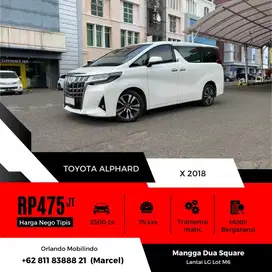 TOYOTA ALPHARD X/G 2018/2019 Termurah