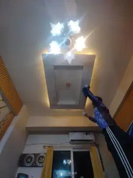 LED lights drop ceiling gypsum lampu watt