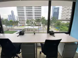 Sewa Kantor Unit Furnished untuk 5 Pax WTC Sudirman Dekat MRT Benhil