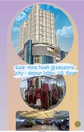 JUAL. KIOS. SEASON CITY