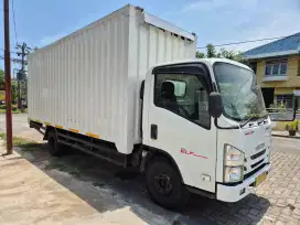 Truk Isuzu Elf Gigamax Dobel Ban Long Full Box Besi Container Thn 2019