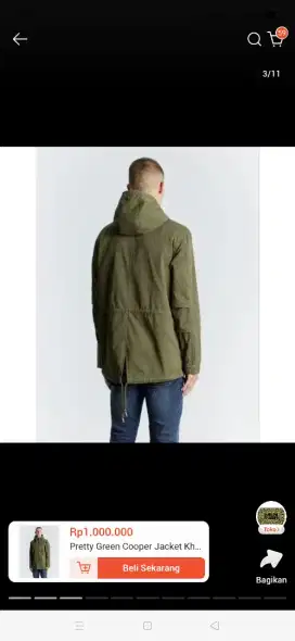 Jaket Parka Size L Unionbay