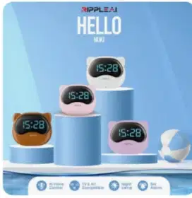 HELLO NUKI Smart AI AC Remote TV AC Alarm Night Lamp Smart jam pintar