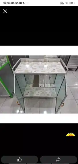 Rak piring keramik 2 tungku