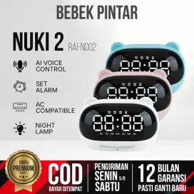 Bebek Pintar Nuki 2 Voice Control Alarm Smart Remote AC Night Lamp