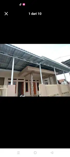 Menerima pemasangan rangka baja ringan