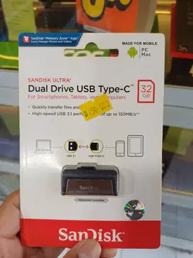 Jual Flashdisk Type-C Sandisk 32GB