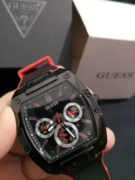Jam Guess Pria Japan Mov't GW0202G7 mulus sempurna