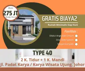 PROMO RUMAH GRATIS BIAYA LOKASI JOHOR