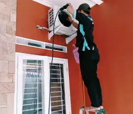 Tersedia cuci AC & bongkar pasang pompa air kulkas dll