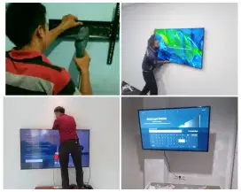 Braket +pasang atau pasang saja jika sudah ada bracket breket led tv
