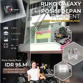 GRAND GALAXY BEKASI RUKO 3 LT POSISI DEPAN SEBERANG ERAPHONE 123