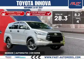 TOYOTA INNOVA VENTURER 2017 2.0 AT BENSIN LOW KM.50RB PJK PJG#F7ST