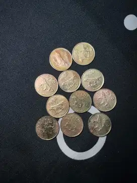Uang koin Rp 50 komodo