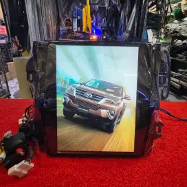 Head Unit Android Tesla Toyota Fortuner VRZ MTECH X6 4GB 32GB 12 in