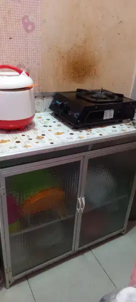 Di jual cepat, rak piring kaca