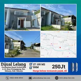 Dijual Rumah Lelang - Royal Orchid Sidoarjo