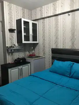 JUAL MURAH! Studio Furnish View Timur Apartemen Green Pramuka