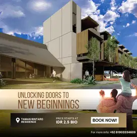 Dijual Rumah Baru Lokasi Strategis Dekat Mall Bintaro