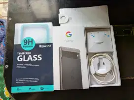 Google Pixel 6a 128 GB Charcoal No Minus Mulus Siap Pakai